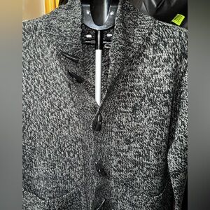 Pull And Bear I Men’s I Shawl Collar I Knit I Toggle Buttons I Marled I Chunky